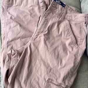 Hollister Pink Cargo Pants